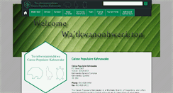 Desktop Screenshot of caissepopulairekahnawake.com