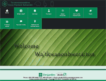 Tablet Screenshot of caissepopulairekahnawake.com
